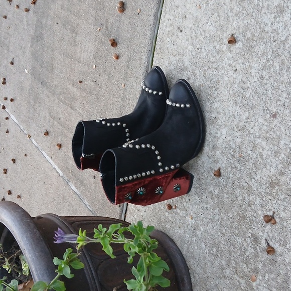 Double D by Old Gringo Tahoma Black Wine Sz 9 - Picture 12 of 16